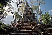 Angkor Thom - Prah Palilay temple surrounded by trees